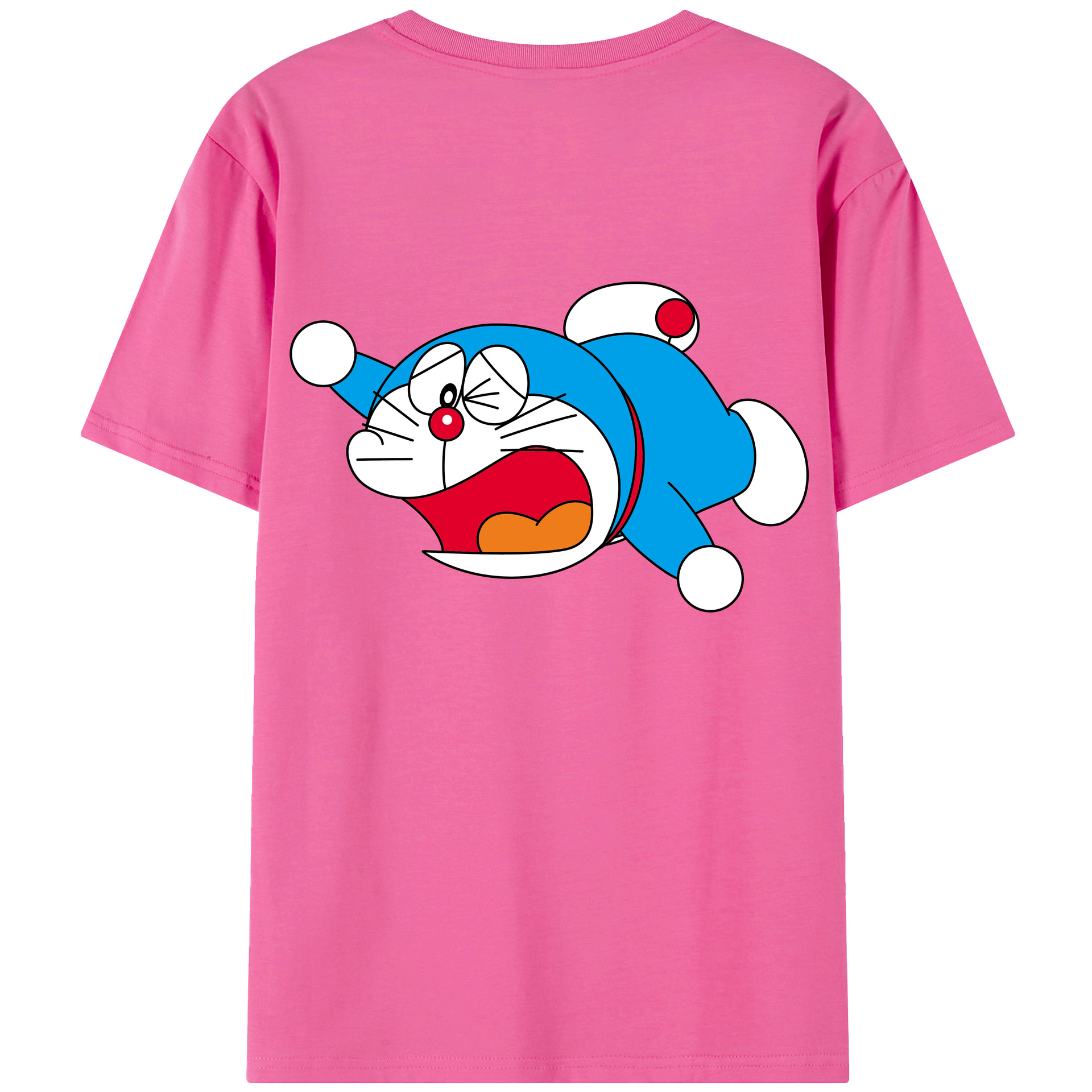（画像用） ドラえもん Doraemon レディース半袖Tシャツ(バックプリント)